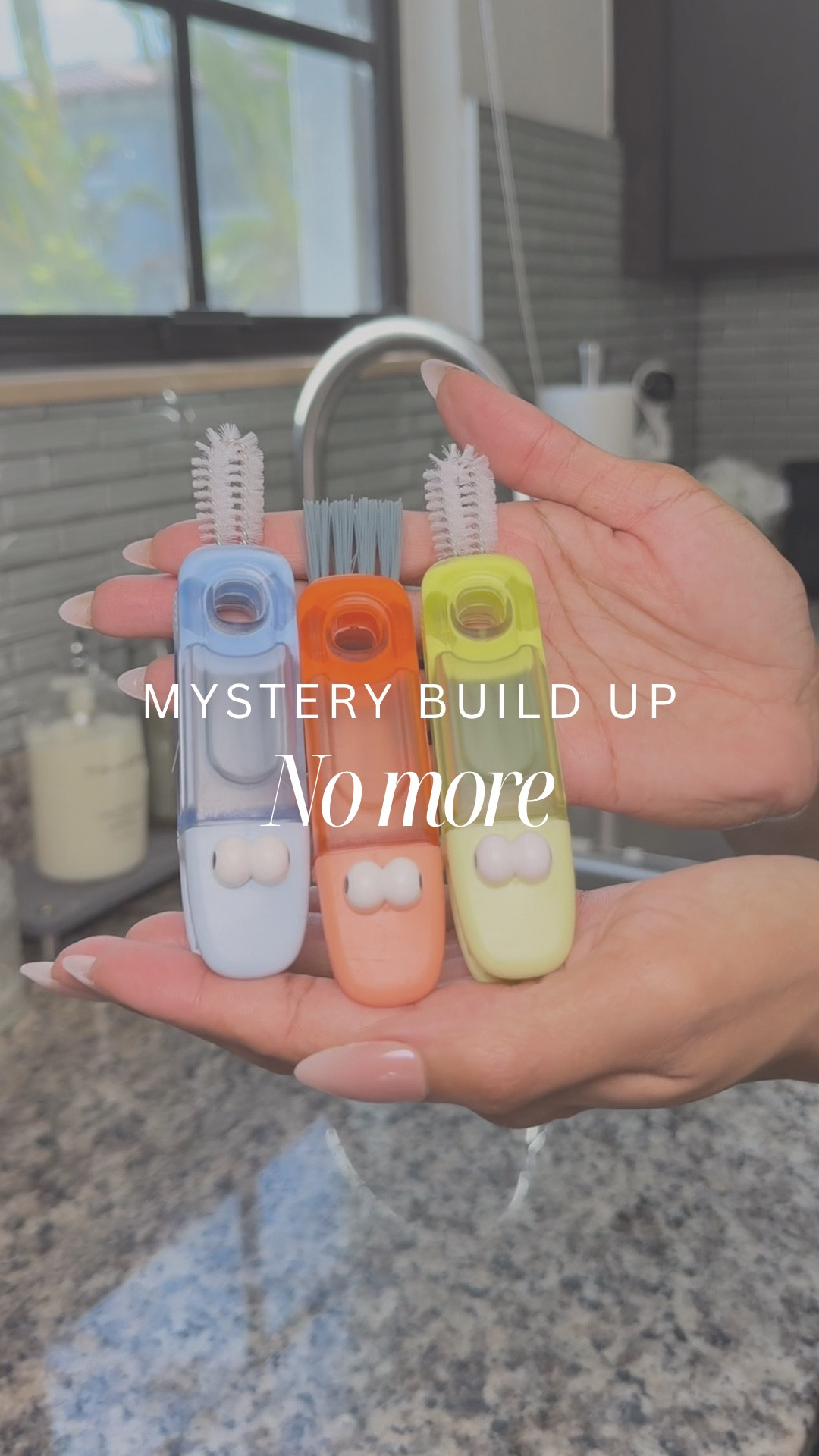 I did not realize how dirty these bottles get until I started checking the spots you can’t reach. This little cleaner makes it so much easier and honestly gives me peace of mind.