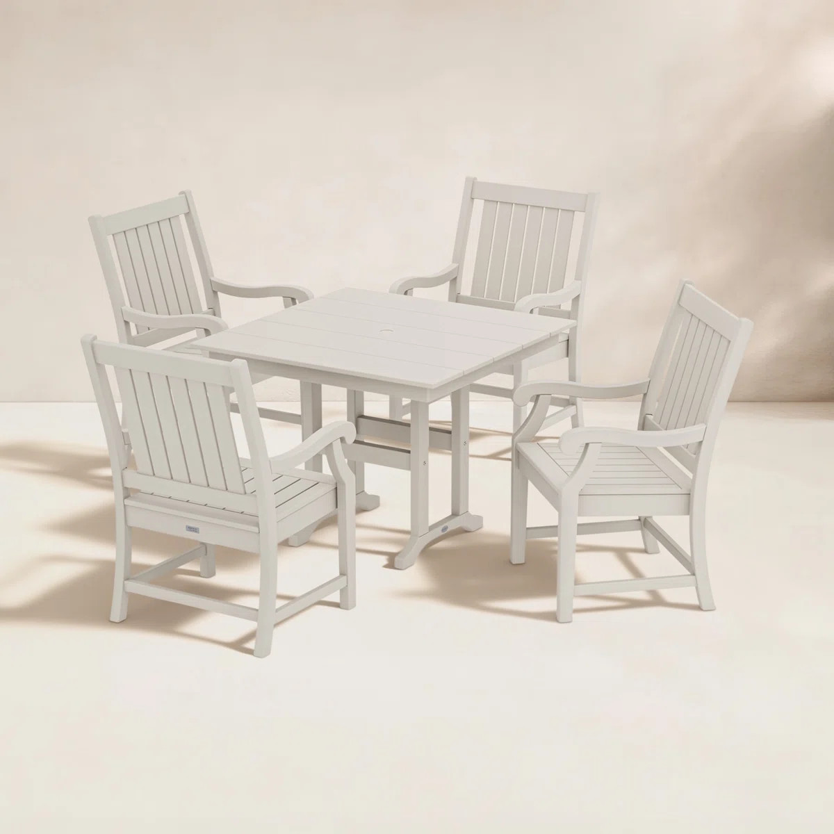 POLYWOOD x Birch Lane Verlyn 5-Piece Farmhouse Dining Set | Wayfair North America