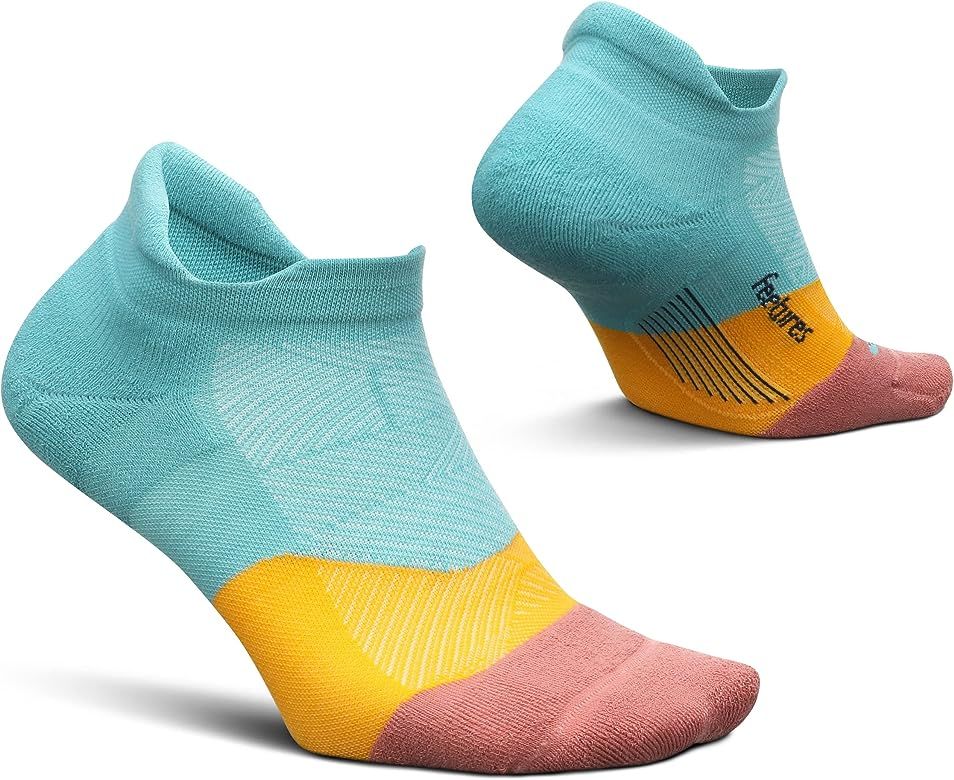Feetures Elite Max Cushion No Show Tab Sock - Running Socks for Men and Women - Athletic Ankle Socks | Amazon (US)
