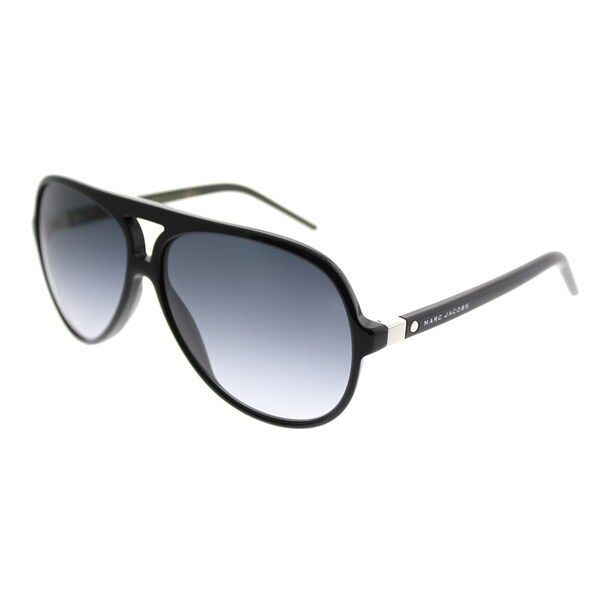 Marc Jacobs Aviator Marc 70 807 Unisex Black Frame Grey Gradient Lens Sunglasses | Bed Bath & Beyond