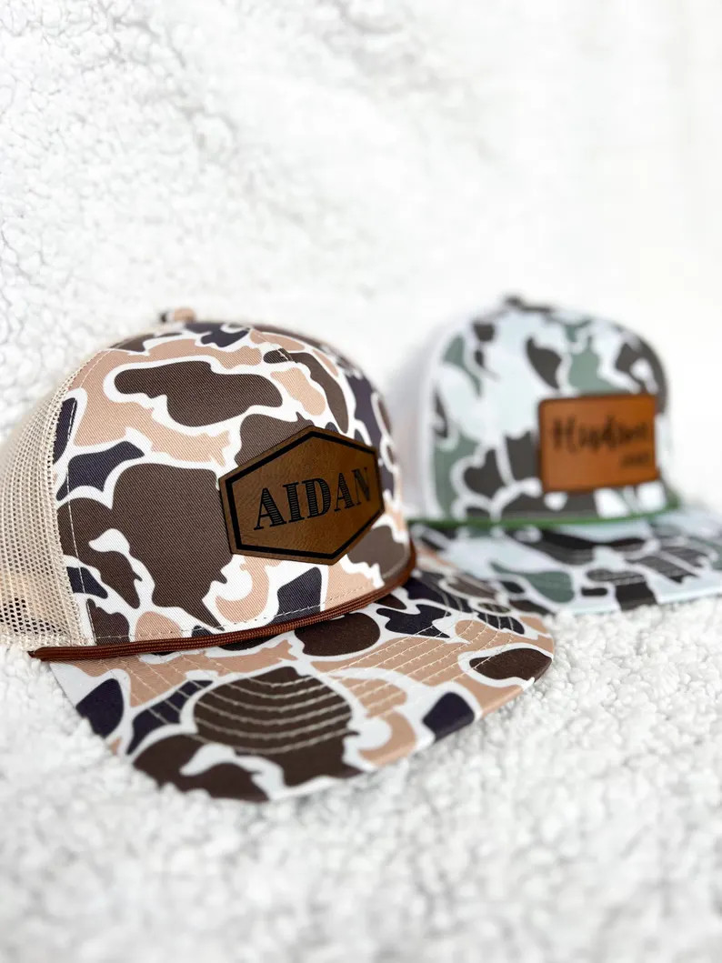 Duck Camo Custom Engraved Kids Name Trucker Hat | Kid Trucker Hat | Personalized Trucker Hat |Cam... | Etsy (US)