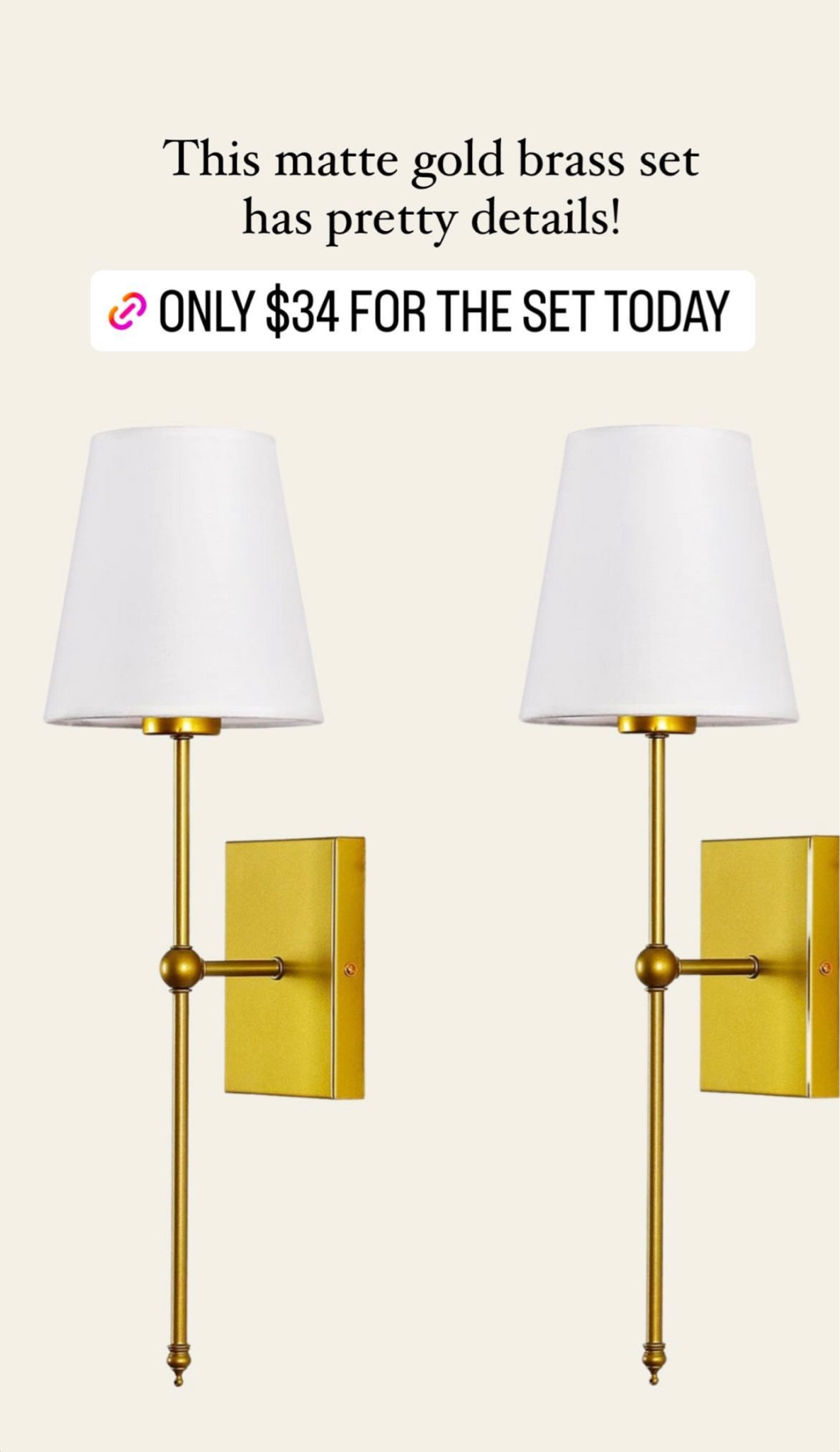 Amazon Prime Day Lighting deal! Do you need a pair of sconces at a great price? Look no further! Love the linen shades on this set. 

Home decor
Lighting inspiration
Living room design

#LTKxPrimeDay #LTKhome #LTKsalealert