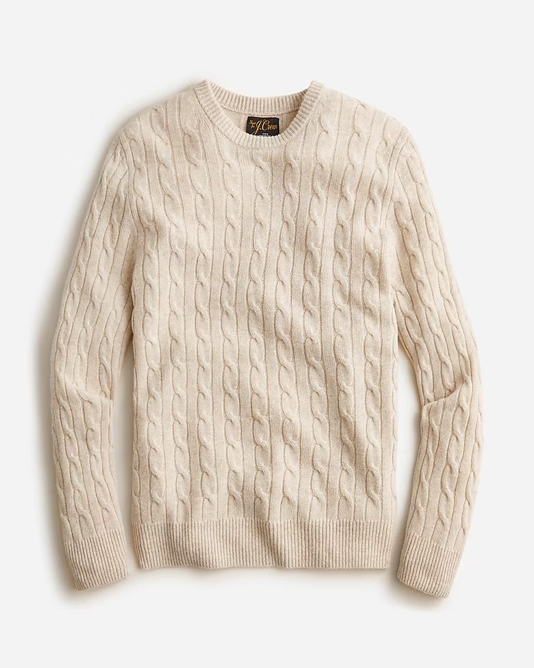 Cashmere cable-knit sweater | J.Crew US