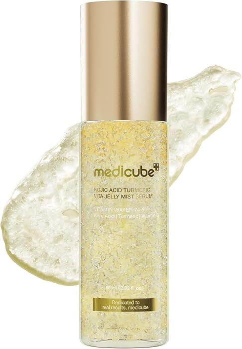 medicube Jelly Mist Serum with Kojic Acid Turmeric | 2-in-1 Daily Facial Spray and Serum | Vitami... | Amazon (US)