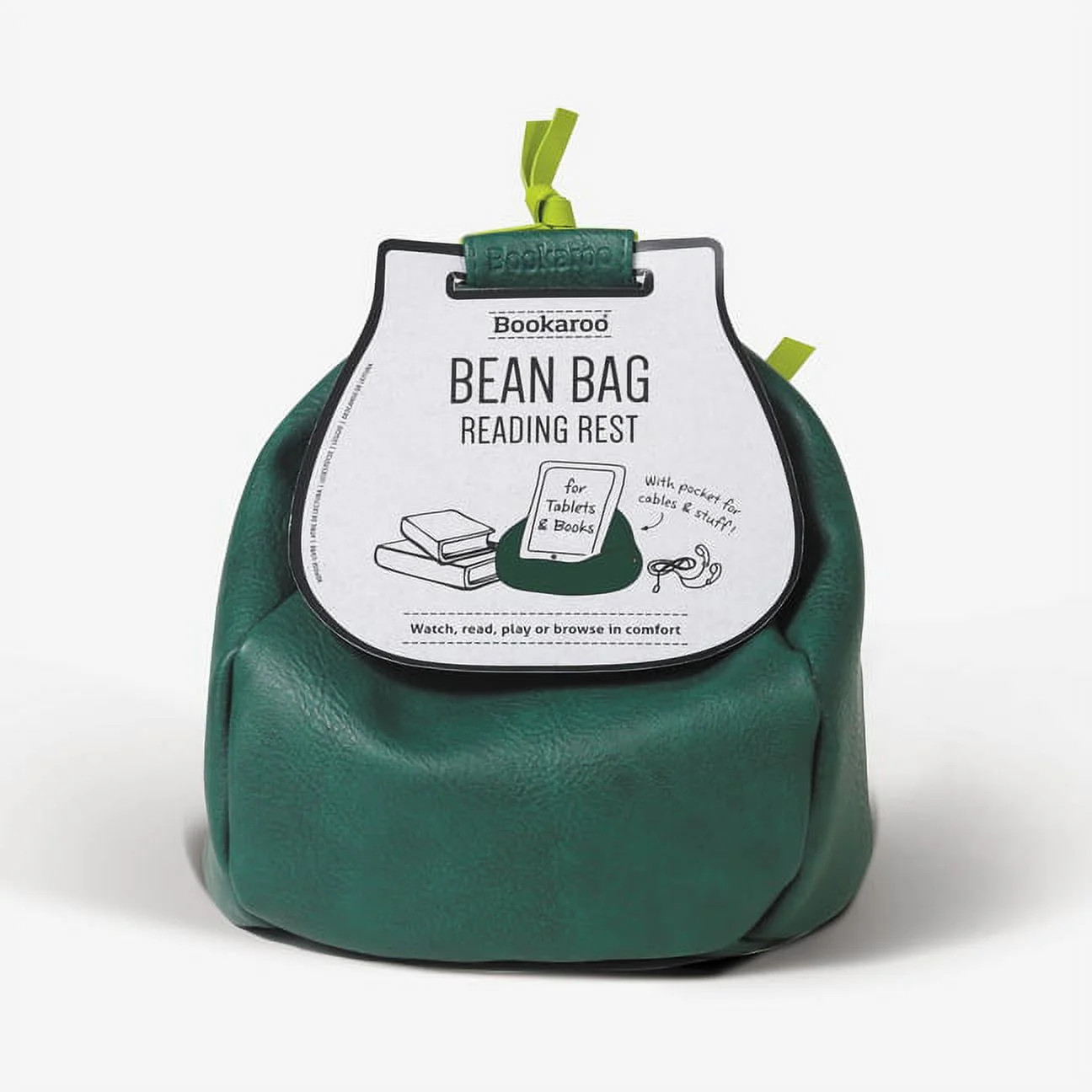 Bookaroo Bean Bag Reading Rest Forest Green (Other) | Walmart (US)