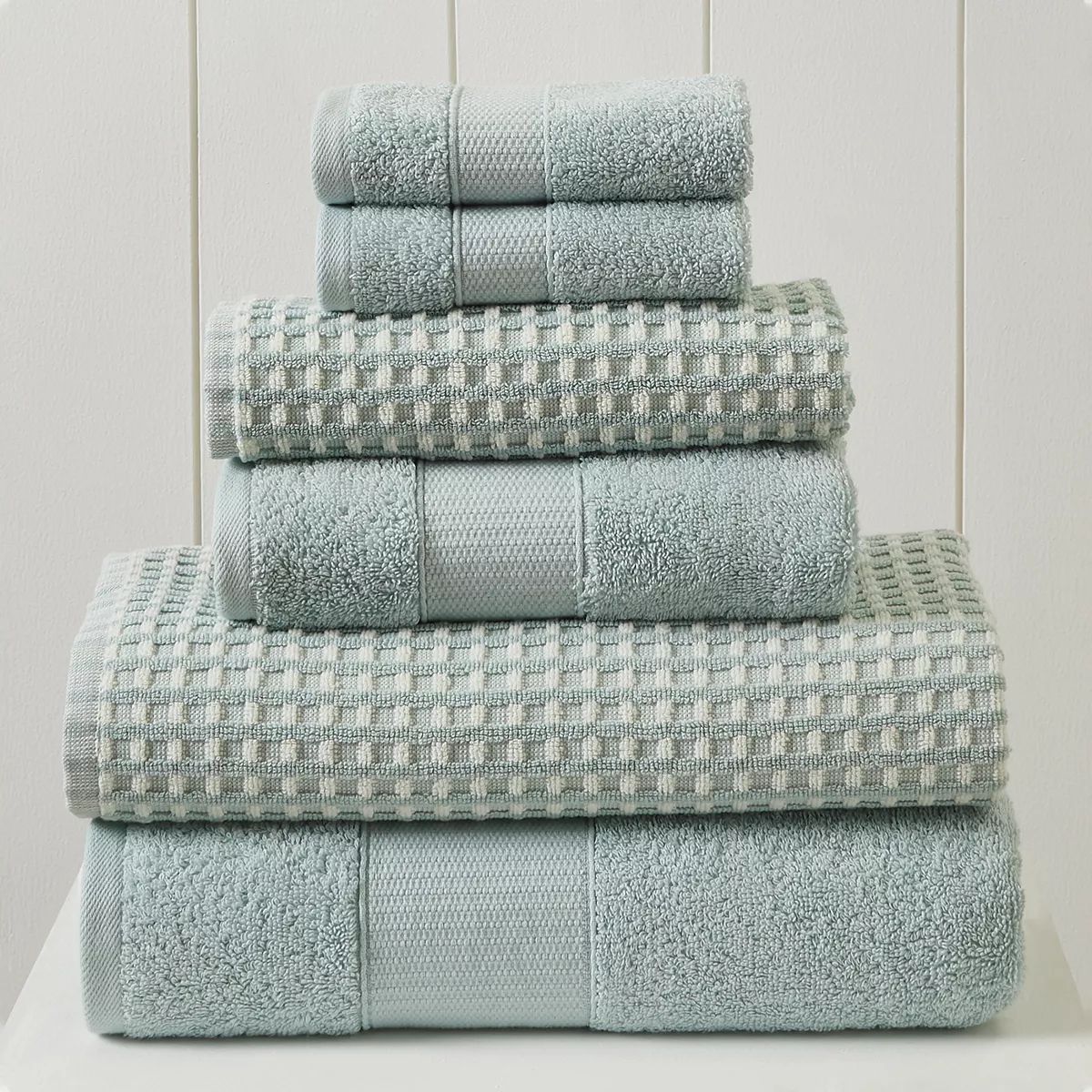 Amrapur Modern Threads Cobblestone 6-piece Bath Towel Set | Kohl's