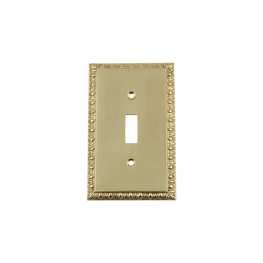 Nostalgic Warehouse Egg and Dart 1-Gang Toggle Light Switch Wall Plate & Reviews | Wayfair | Wayfair North America