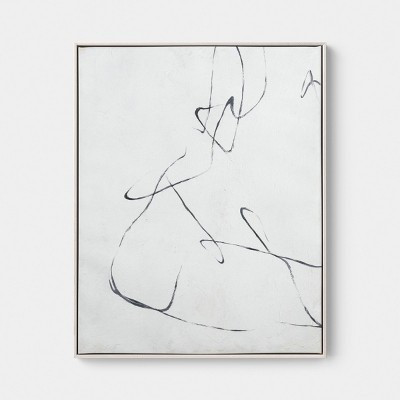 24"x30" Minimal Abstract Framed Wall Art - Threshold™ | Target