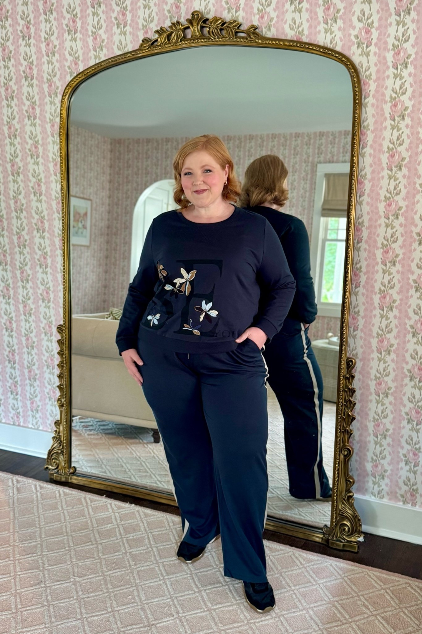 The cutest athleisure set for errands, a walk around the neighborhood, or just lounging at home. Wearing the 16/18 in both pieces, and they have light stretch and are super soft and cozy. Comes in a couple of colorways too! | Use code WWWULLA for 35% OFF your order at Ulla Popken!

#LTKootd #LTKPlusSize #LTKBump