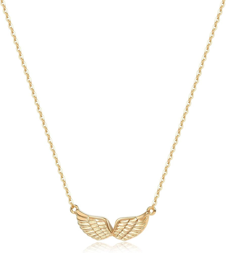 Dremmy Studios Cross Pendant Necklace for Women 14K Gold Plated Cubic Zirconia Evil Eye Butterfly... | Amazon (US)