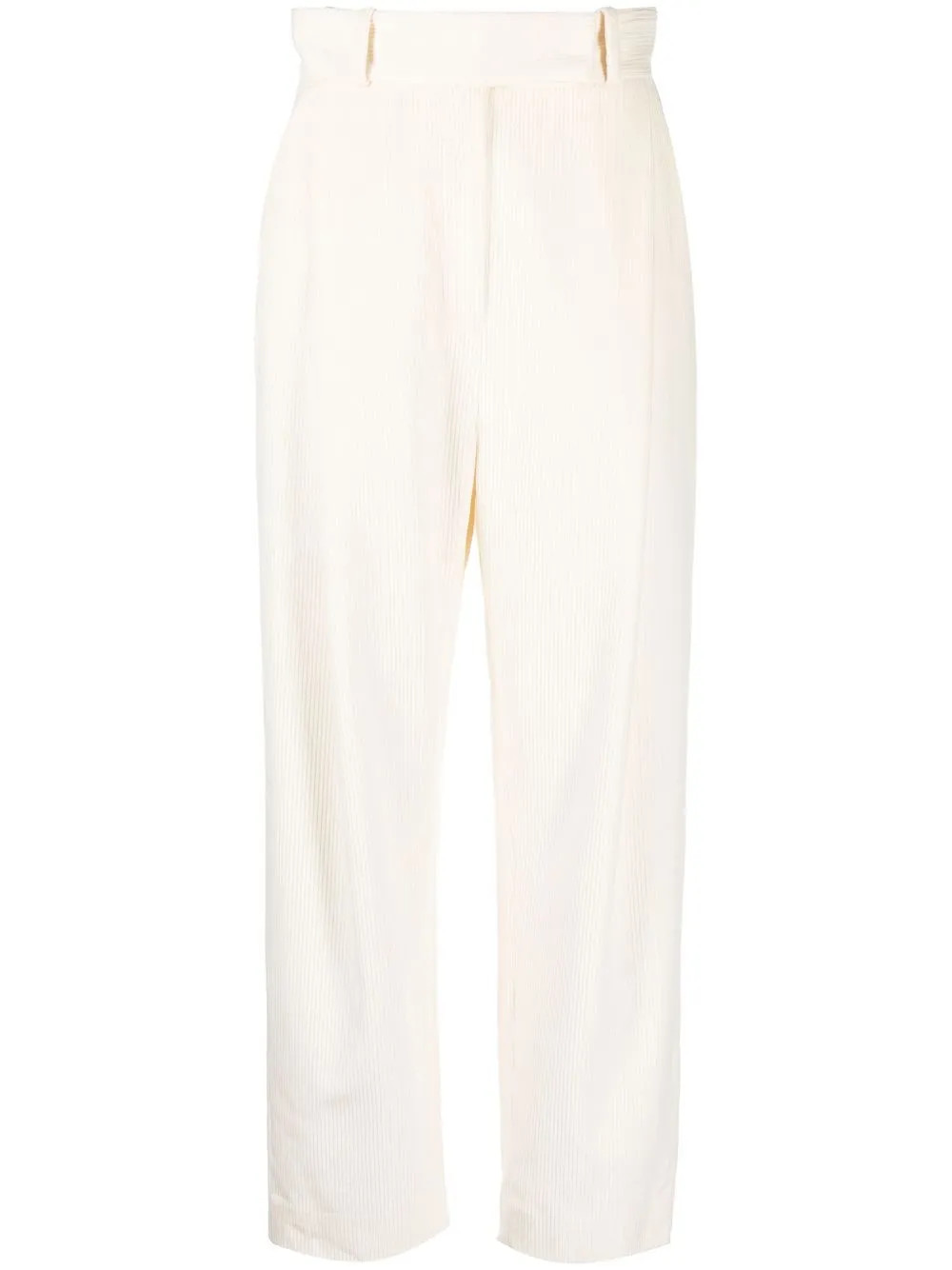 pleated corduroy trousers | Farfetch Global