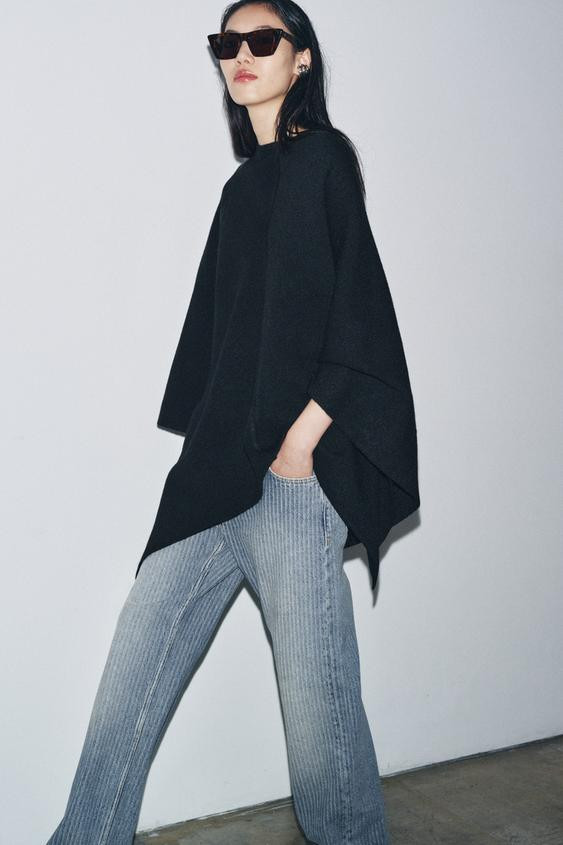 KNIT CAPE | Zara US