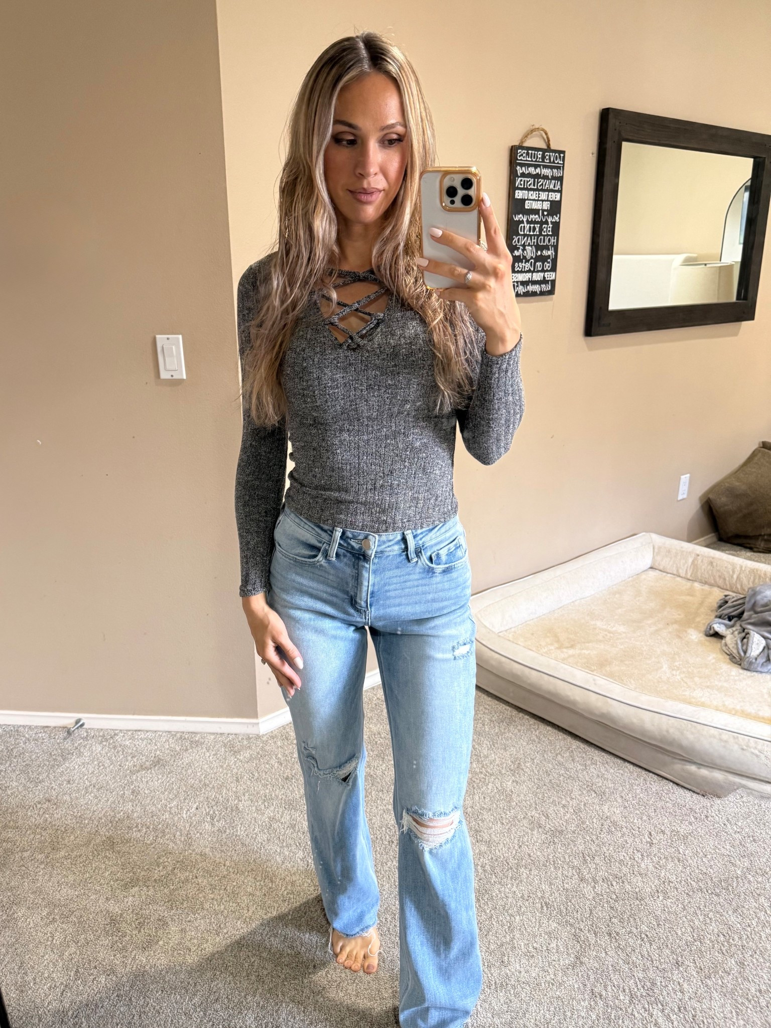  The comfiest denim! Mom jean comfort with designer look

#LTKootd #LTKgrwm #LTKmomlife