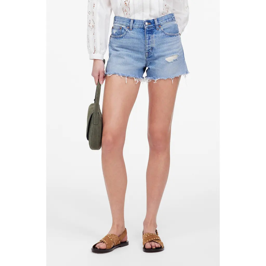 Madewell The Brynn 2.5-Inch Long Shorts in Hallstead Wash at Nordstrom, Size 26 | Nordstrom