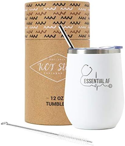 KCT Store Nurse Gifts - Doctor Gifts & Medical Gifts - Essential AF - Stainless Steel Double Walled  | Amazon (US)