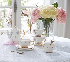 LoveShackFancy Floral Tea Party Set | Pottery Barn Kids
