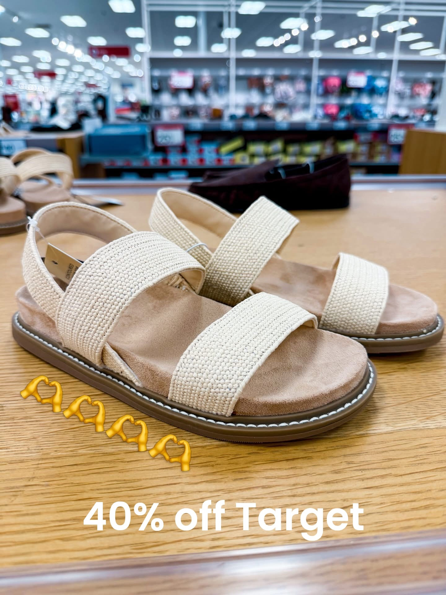 40% off @Target sandals 

#LTKgrwm #LTKSaleAlert #LTKootd