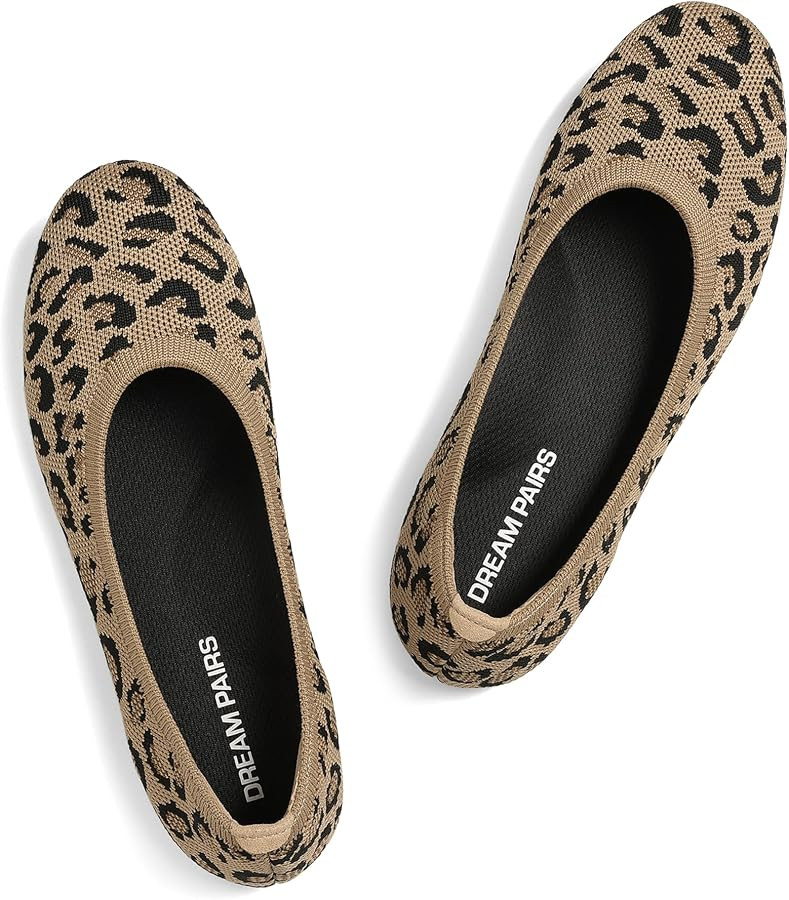 DREAM PAIRS Wide Ballet Flats Shoes for Women, Width Foldable Knit Women's Flats with Arch Suppor... | Amazon (CA)