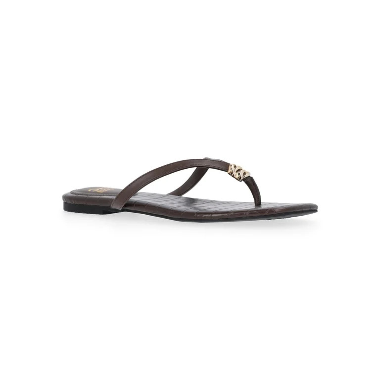Madden NYC Women's Square Flip Flops | Walmart (US)