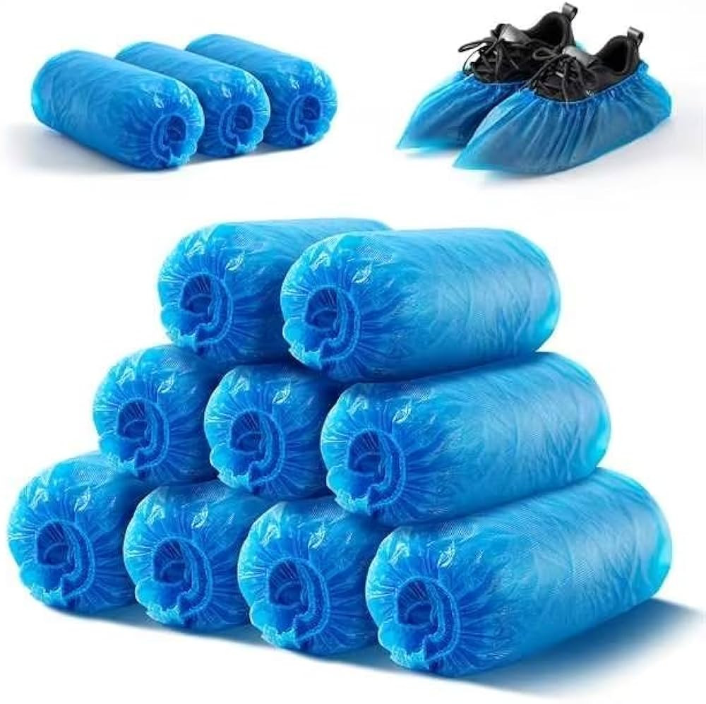 HUADYMEET Shoe Covers Disposable Non Slip For Indoors 100Pack(50 Pairs) Waterproof Shoes Protecto... | Amazon (US)