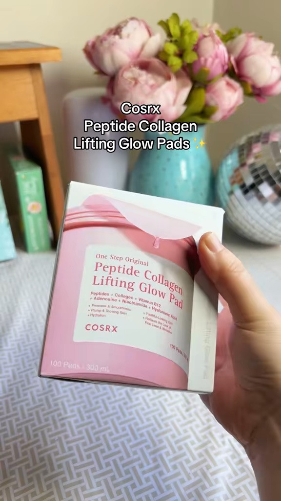 These COSRX peptide collagen lifting glow pads are going to be my new skincare obsession.

#LTKselfcare