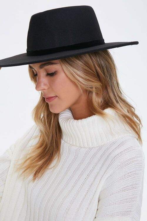 Brushed Velvet-Trim Fedora | Forever 21 (US)