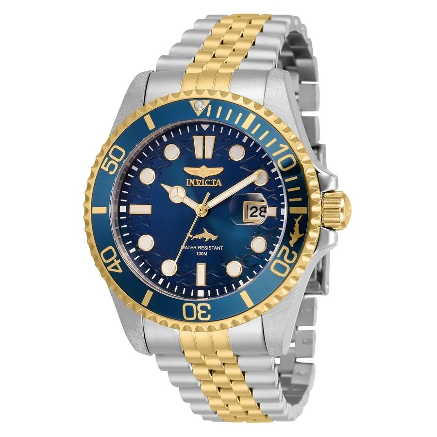 Invicta Pro Diver Quartz Blue Dial Two-tone Men's Watch 30616 - Walmart.com | Walmart (US)