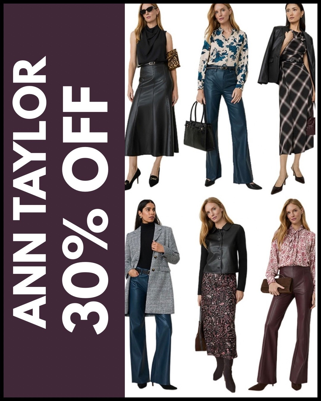 SALE at ANN TAYLOR ‼️30% off Full Price + 50% off Sale!! Spend $200 and score an additional $50 OFF!!!!
Spruce up your WorkWear and SAVE!!!!

#LTKSaleAlert #LTKWorkwear #LTKootd

https://liketk.it/6oXko