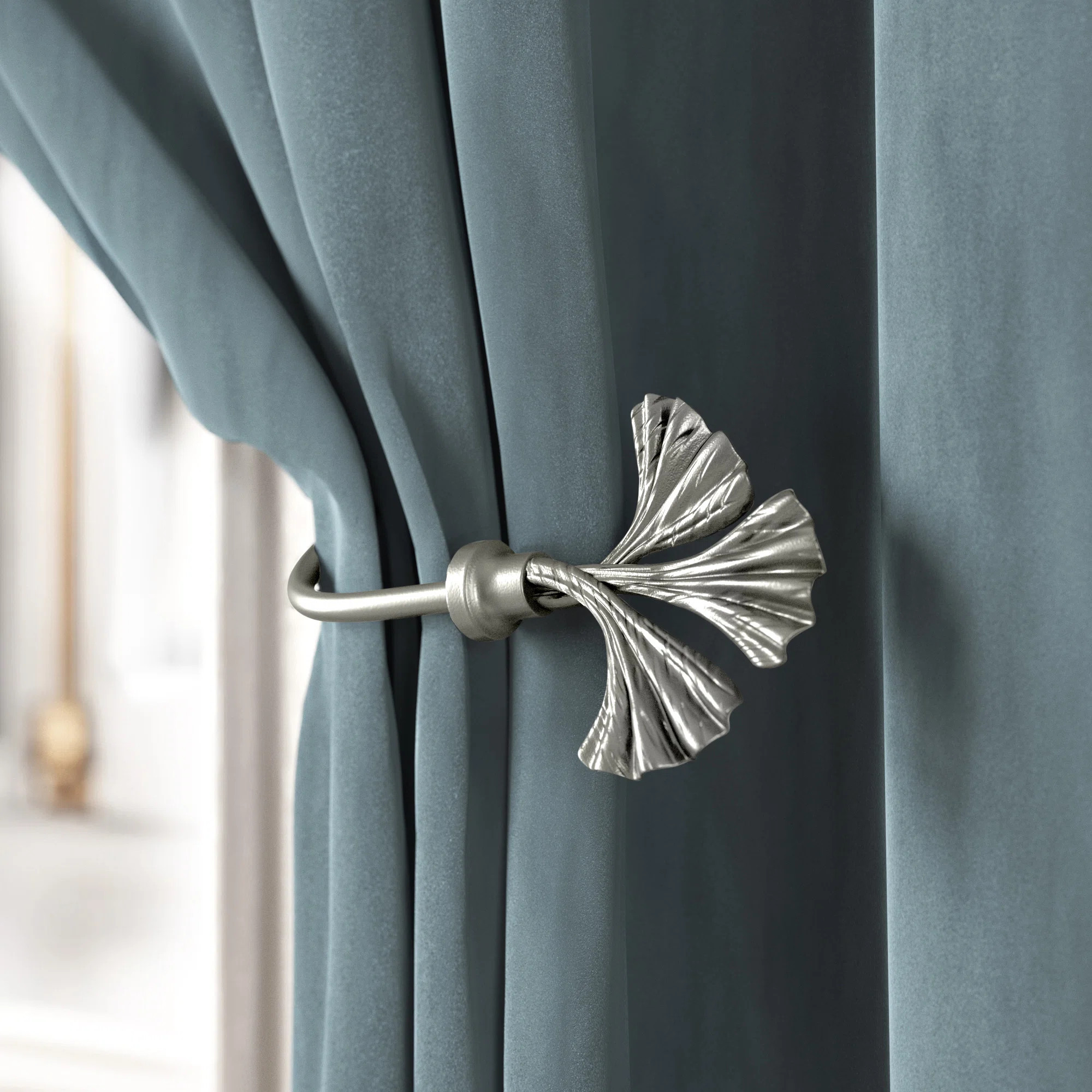 Steel Curtain Holdback (Set of 2) | Wayfair North America