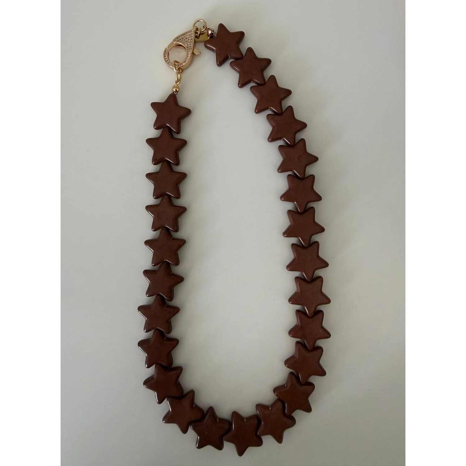 Star Necklace - Large - Brown | Smith and Co. Jewel Design