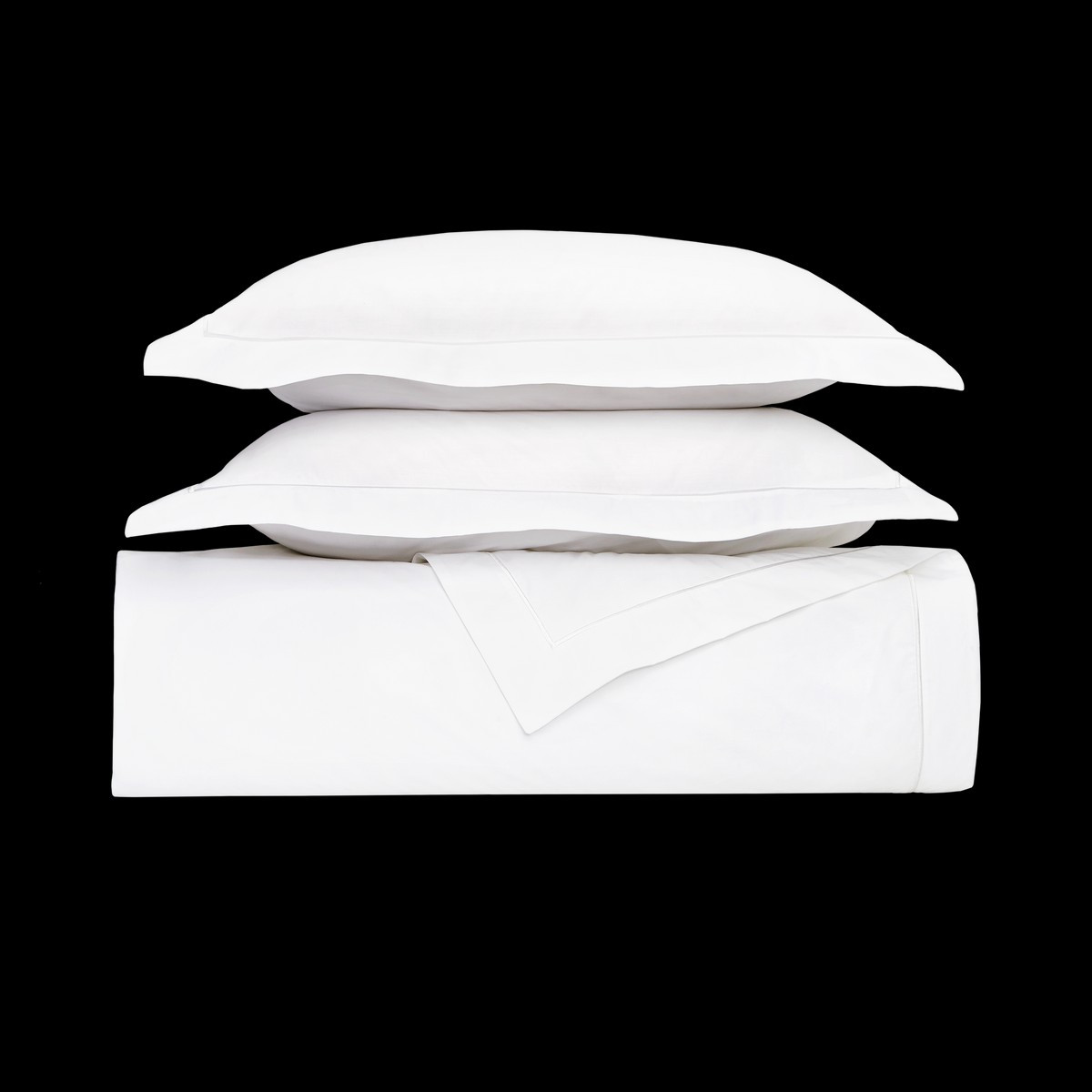 Classic Percale Embroidered Duvet Cover | Ela Lane Inc.