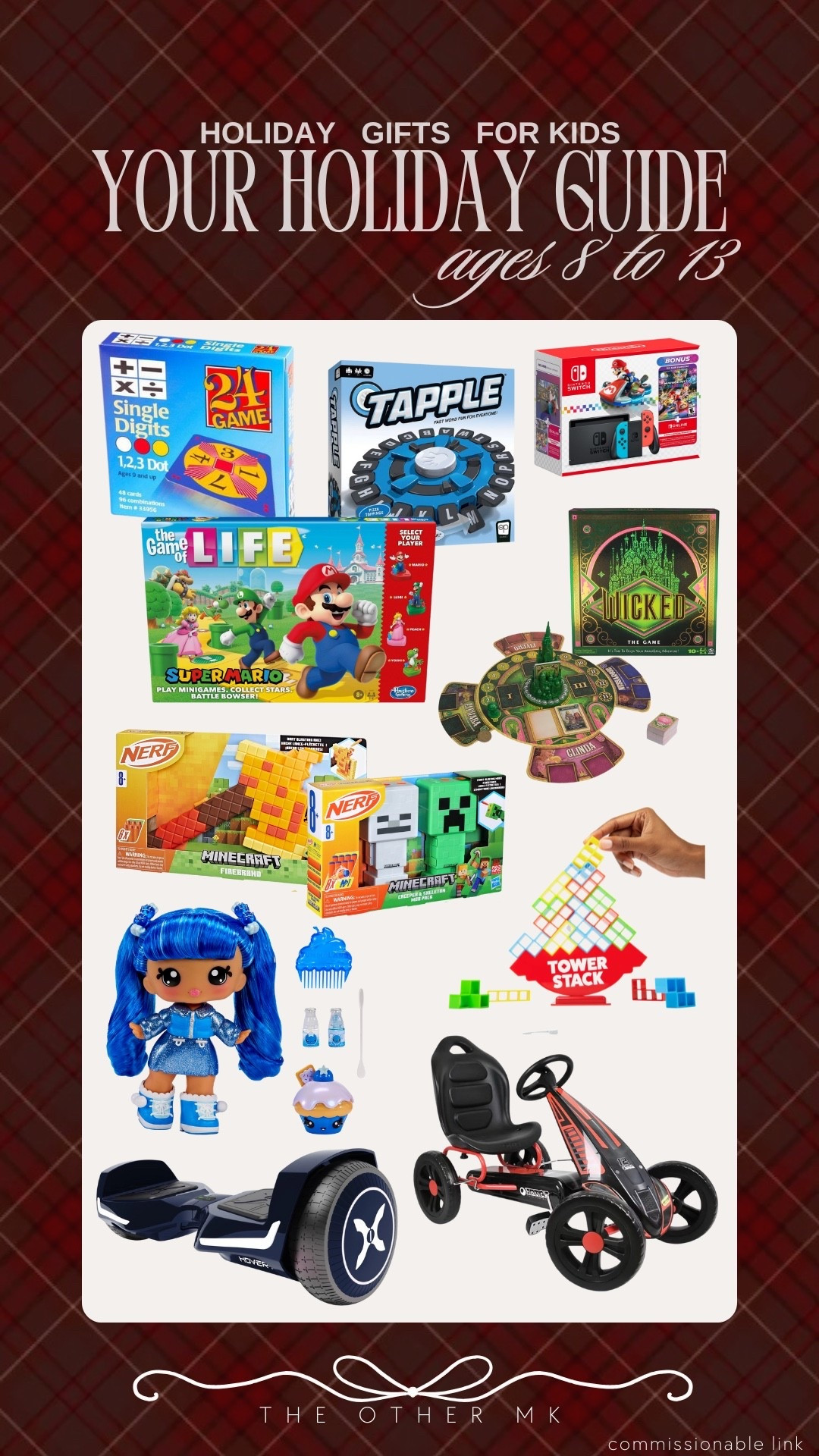 gifts for kids, gift guide, boy toys, girl toys, tween kids, board games, fun toys

#LTKHoliday #LTKKids #LTKGiftGuide
