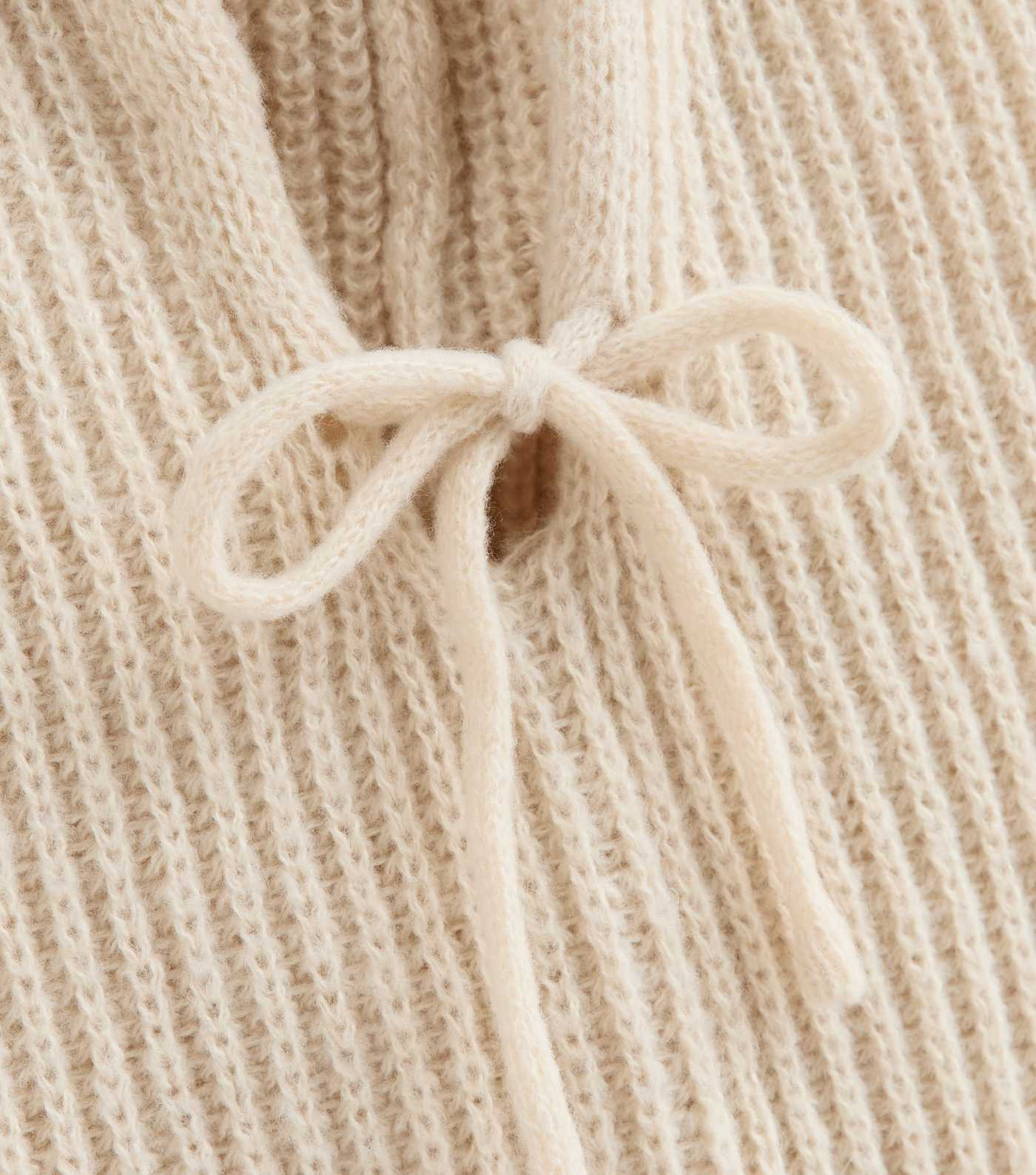 Cream Ribbed Knit Balaclava | New Look | New Look (UK)