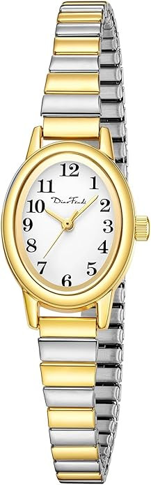 Diaofendi Petite Women's Easy Reader Watch, Analog Women Watch with Stainless Steel Expansion Ban... | Amazon (US)