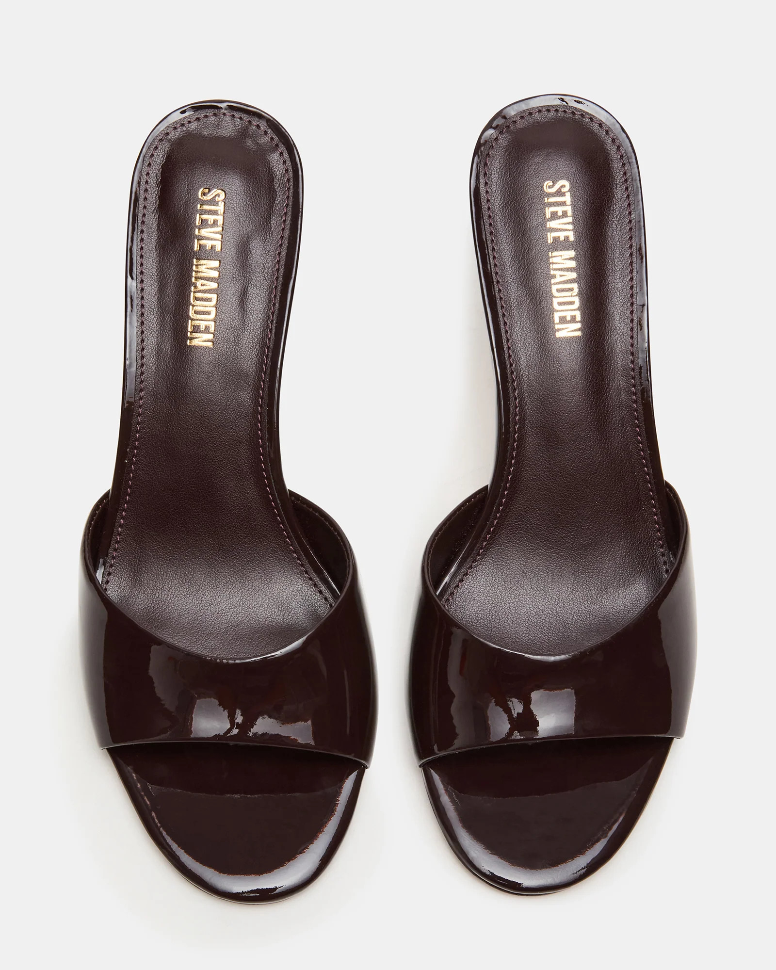 KENDRIX Brown Leather Women's Mule Heel | Steve Madden (US)