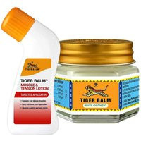 Tiger Balm White Ointment 19G & Muscle Lotion 80Ml Bundle | Boots.com