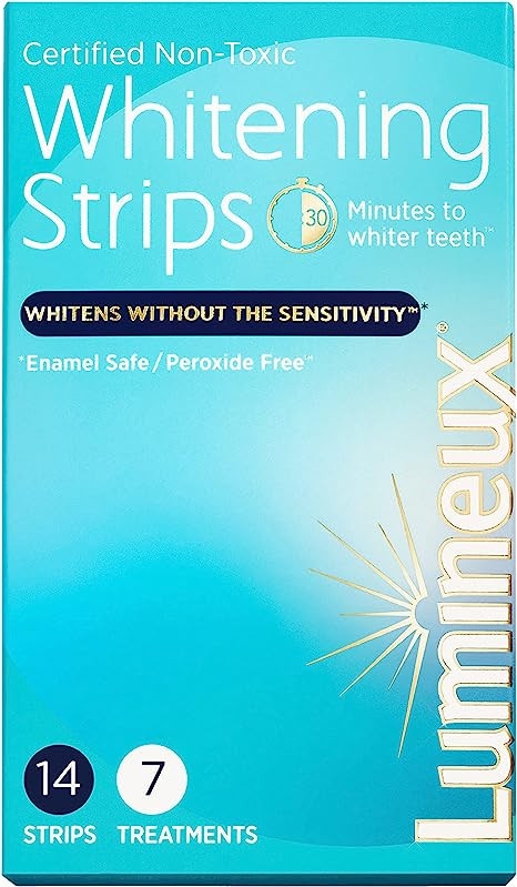 Lumineux Teeth Whitening Strips 7 Treatments - Enamel Safe for Whiter Teeth - Whitening Without t... | Amazon (US)