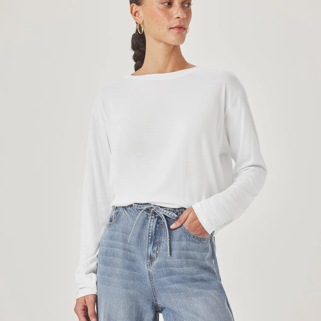 The Lila Climate Beneficial™ Verified Cotton Long Sleeve Tee | Splendid