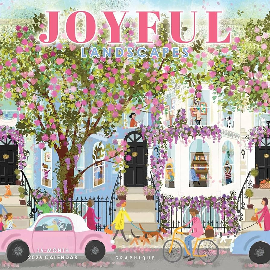 Graphique 2026 Joyful Landscapes Wall Calendar | 12” x 12” | Thick Paper | Home & Office Orga... | Amazon (US)