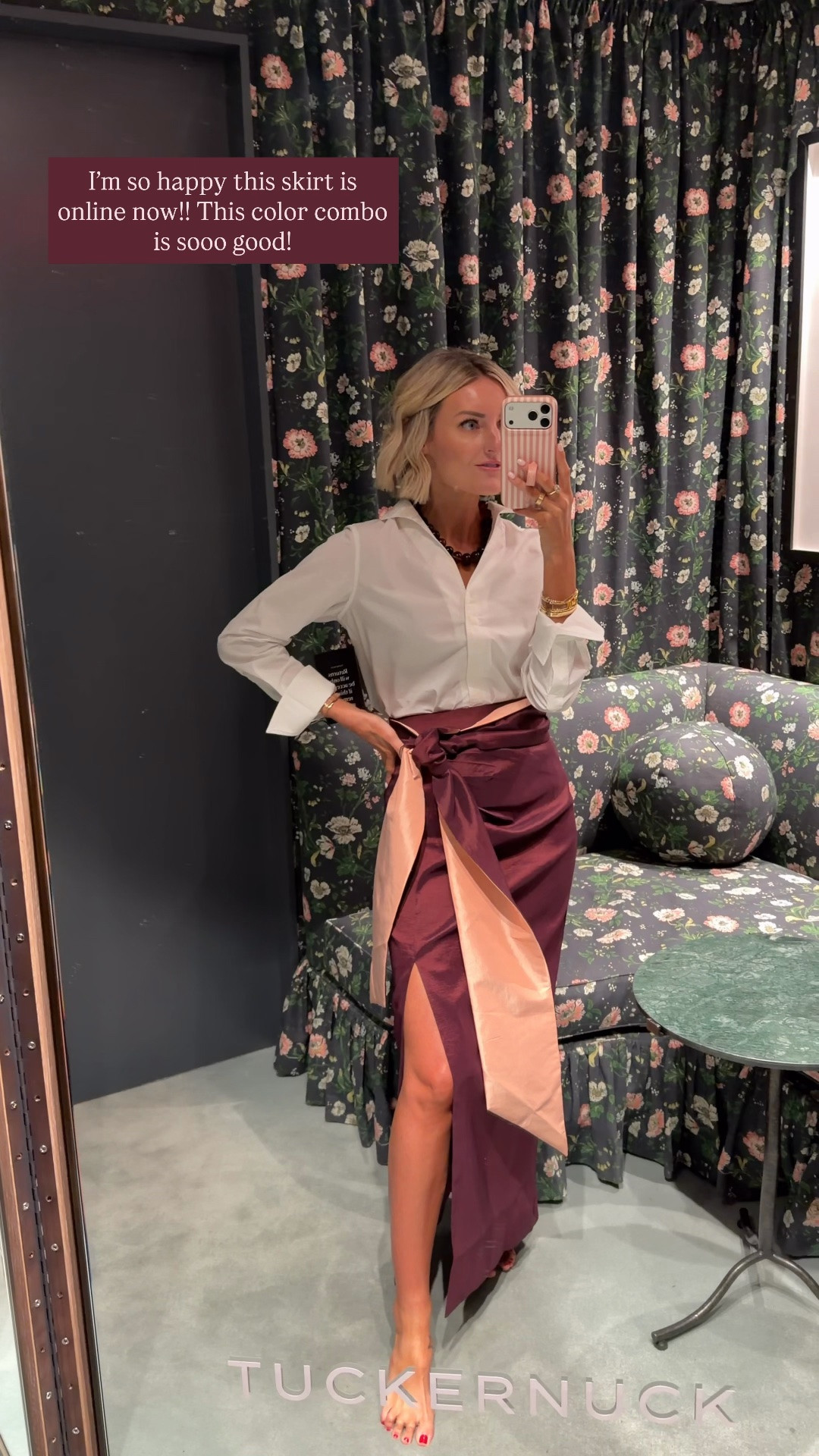 I tried on a few things in the Tuckernuck store in NY! It was such a pretty store! This outfit is so good too 👏🏼

Loverly Grey, Tuckernuck, fall outfit, burgundy skirt, New York, chic fall looks 

#LTKSeasonal