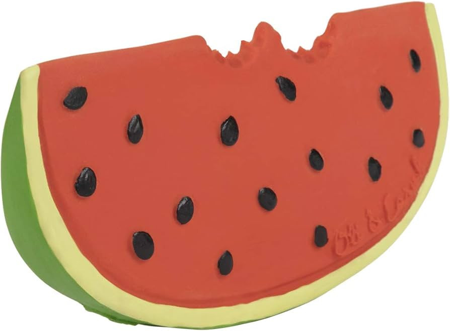 Oli & Carol Natural Rubber Teether - Fruit Shaped Teething Toy for Babies 0-12 Months | Baby Teet... | Amazon (US)