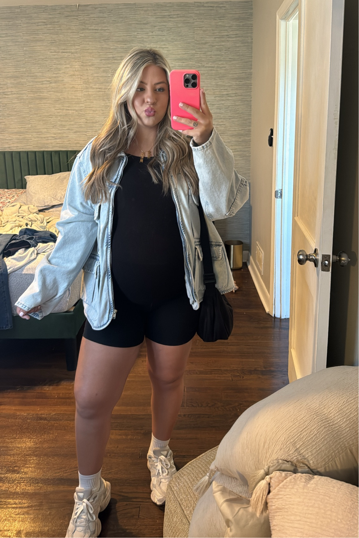 Pregnancy outfit of the day 

#LTKBump #LTKStyleTip #LTKShoeCrush