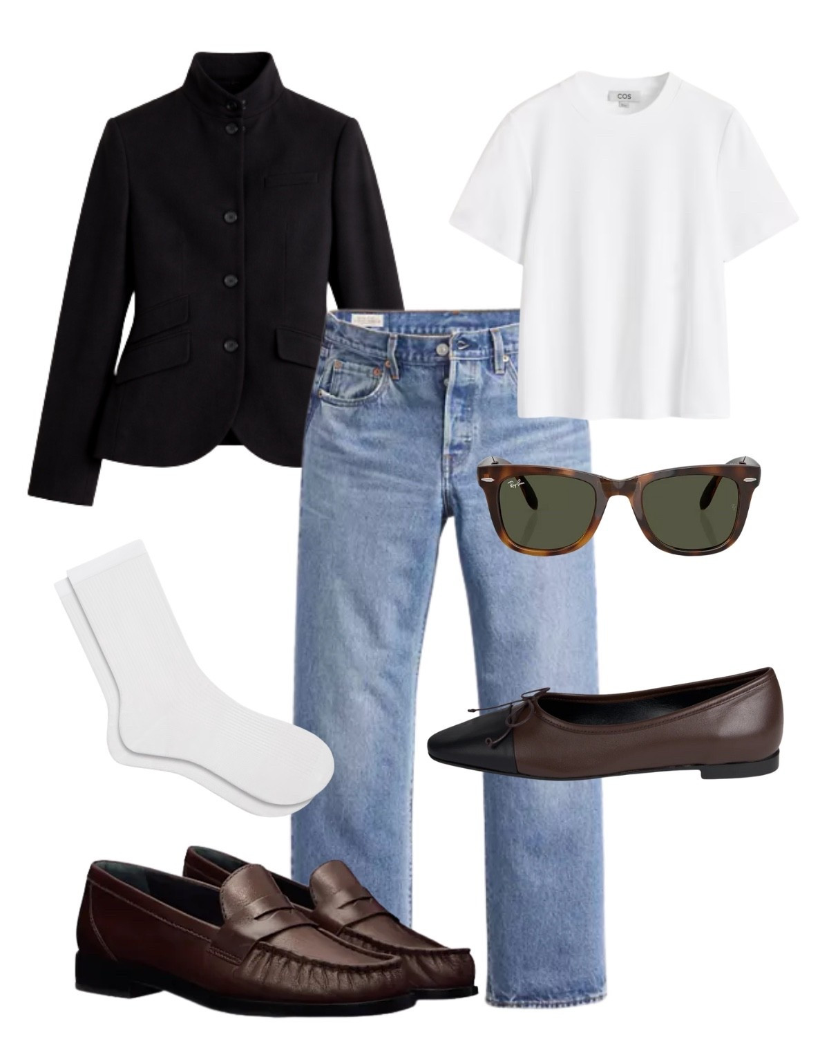 blazer outfit inspiration! so easy and cute! @Quince blazer 

#LTKootd #LTKSeasonal