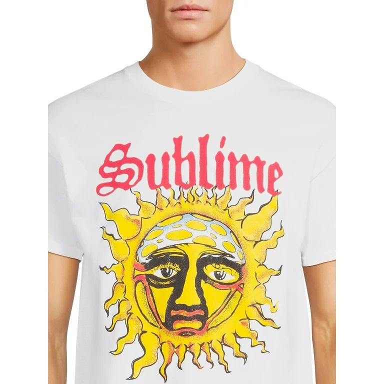 Sublime Men's Graphic Band Tee with Short Sleeves, Sizes S-3XL | Walmart (US)