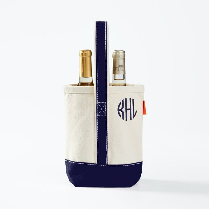 Canvas Double Wine Tote | Mark and Graham