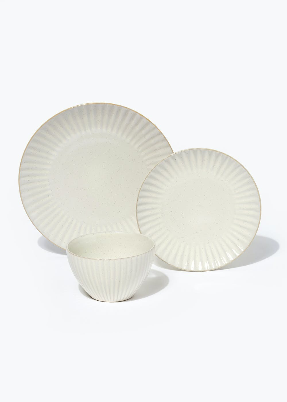 12 Piece Dinner Set – Cream | Matalan (UK)