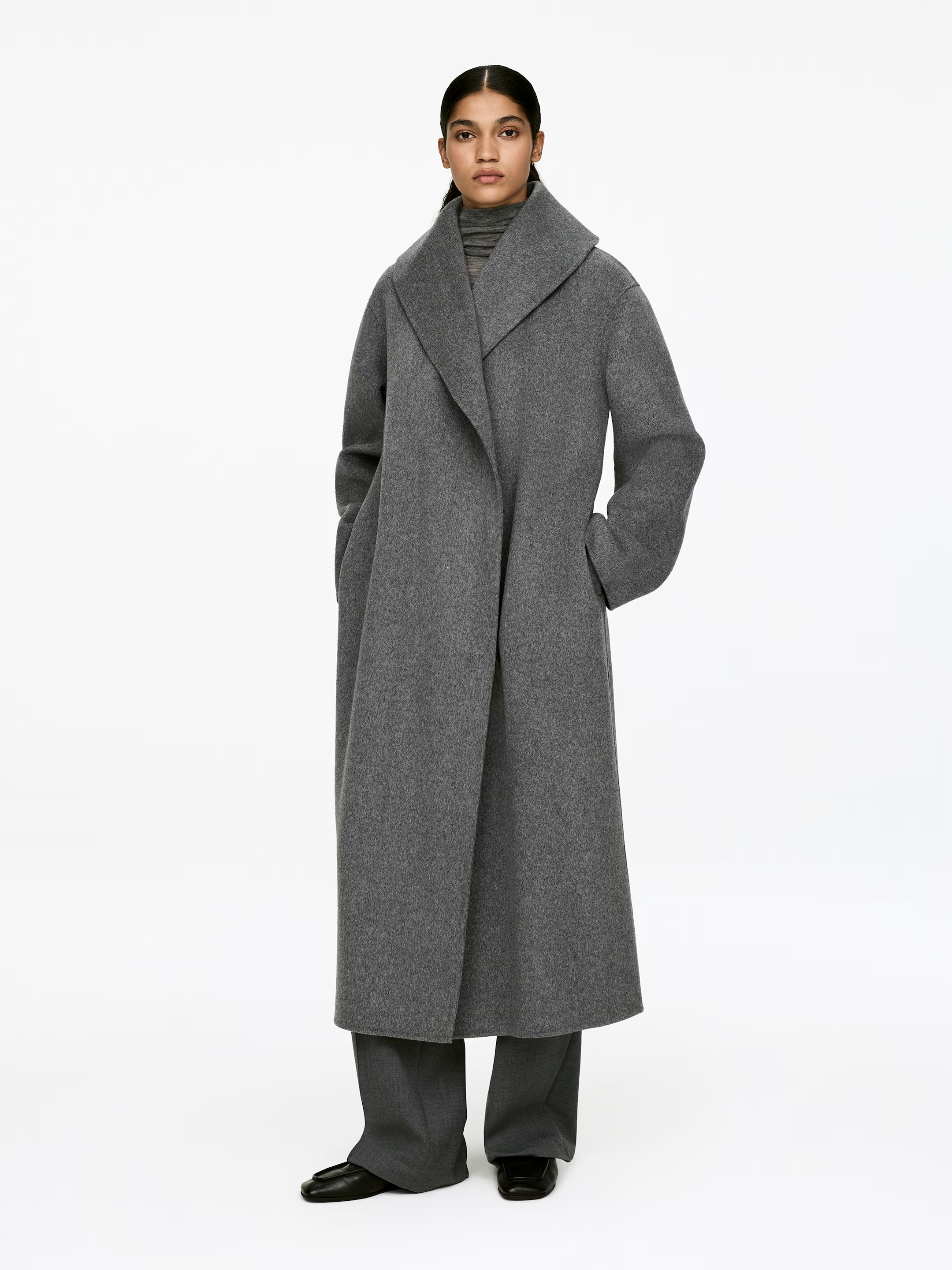 Shawl-Collar Coat | H&M (UK, MY, IN, SG, PH, TW, HK)