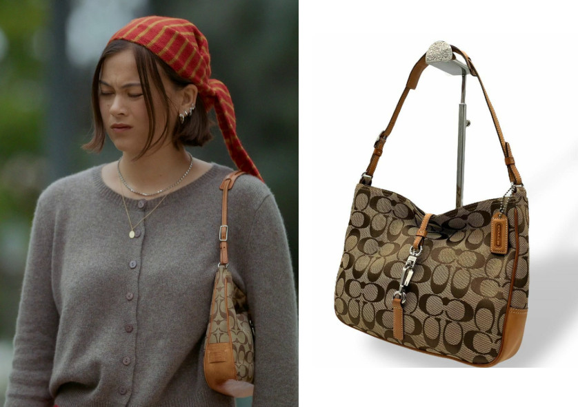 Alice (Lukita Maxwell) wearing this coach bag, frye boots and reformation skirt & cardigan in 3x03 of Shrinking

More on shopyourtv.com 

 