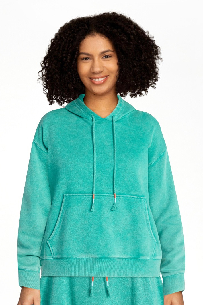 No Boundaries Washed Fleece Pullover Hoodie, Women's XXS-XXL | Walmart (US)