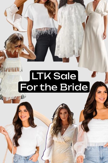 Brides! Shop the LTK Sale for some cute lewks for your bachelorette, bridal shower or engagement party!

#LTKsalealert #LTKSale #LTKwedding
